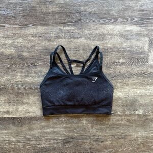 Gymshark Black Adapt Fleck Seamless Sports Bra